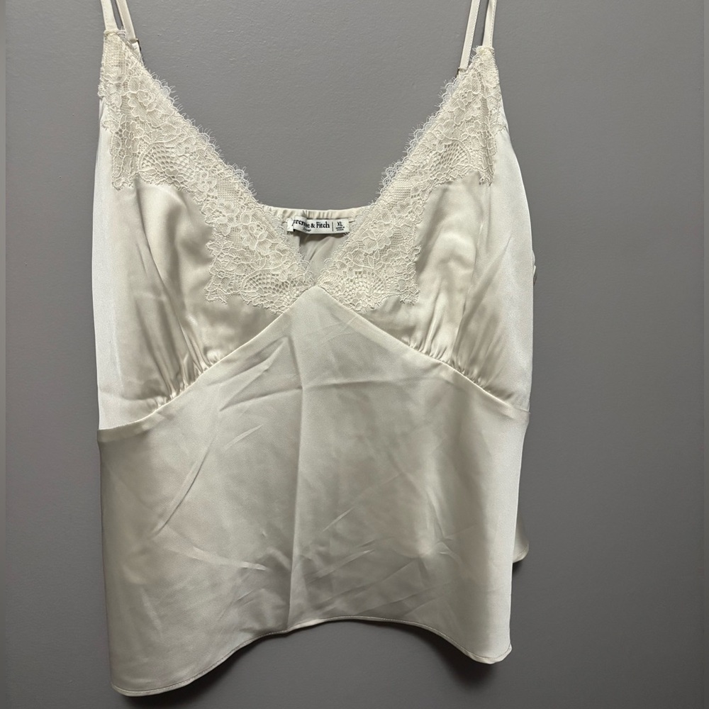 Abercrombie & Fitch Cream Lace Camisole